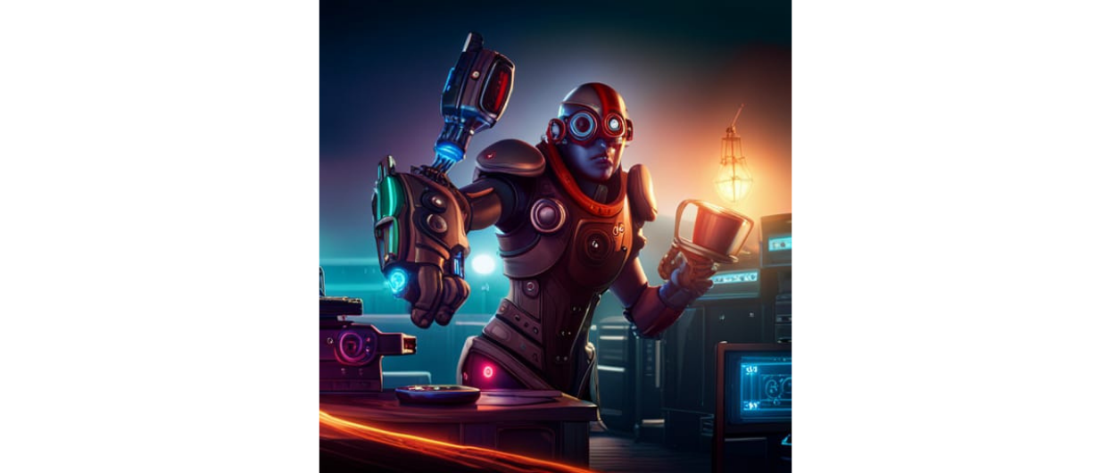 Cyborg bartender