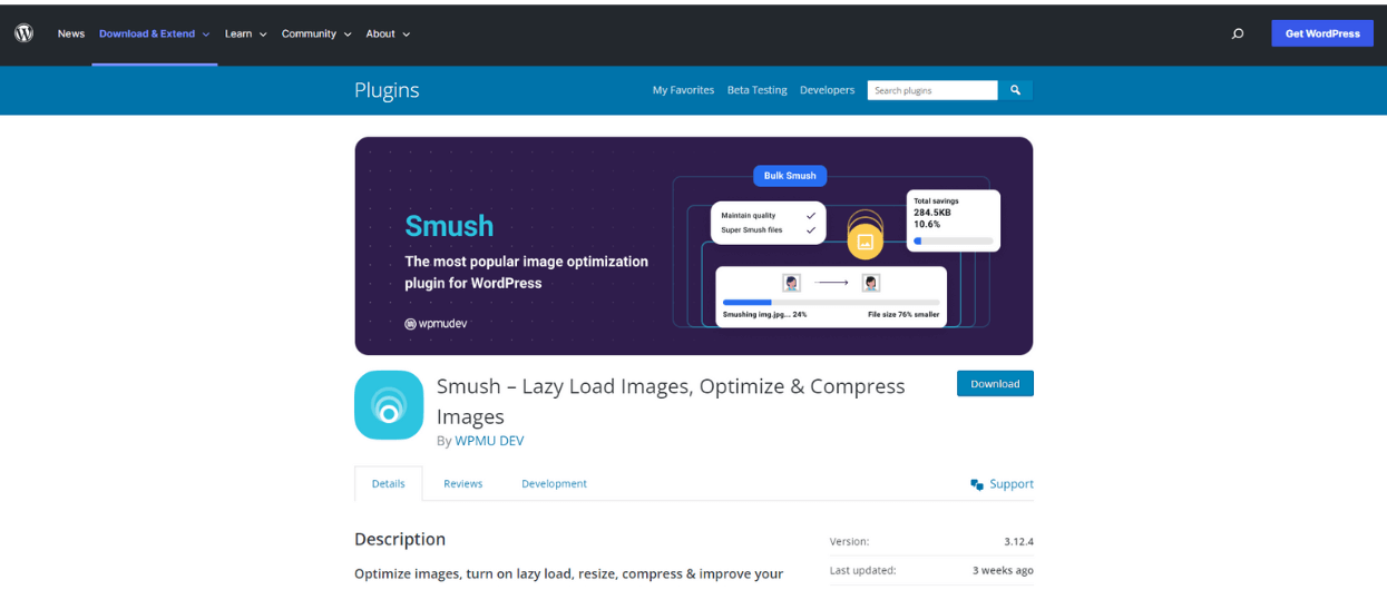 Smush best plugin for bloggers