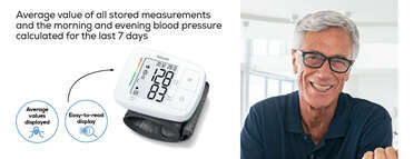 Beurer talking wrist blood pressure monitor BC 21 Product picture