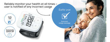 Beurer talking wrist blood pressure monitor BC 21 Product picture