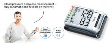 Beurer BC 85 Bluetooth® wrist blood pressure monitor Product picture