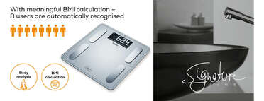 Beurer BF 405 Signature Line diagnostic bathroom scale Product picture