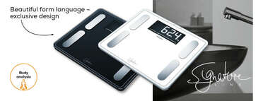 Beurer BF 410 SignatureLine White diagnostic bathroom scale Product picture