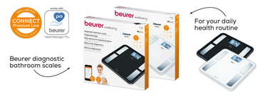 Beurer BF 850 diagnostic bathroom scale in black Product picture