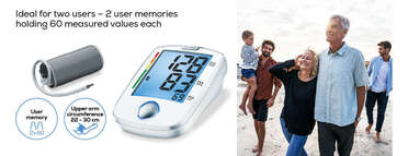 Beurer BM 44 upper arm blood pressure monitor Product picture