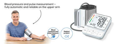 Beurer BM 51 easyClip upper arm blood pressure monitor Product picture