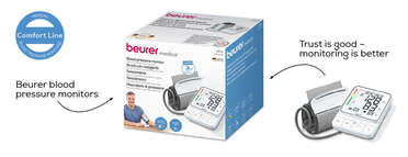 Beurer BM 51 easyClip upper arm blood pressure monitor Product picture