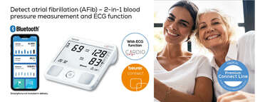 Beurer BM 93 blood pressure monitor with ECG function Product picture