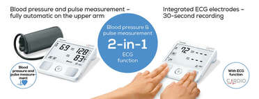 Beurer BM 93 blood pressure monitor with ECG function Product picture