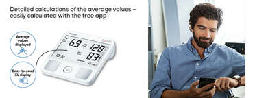 Beurer BM 93 blood pressure monitor with ECG function Product picture