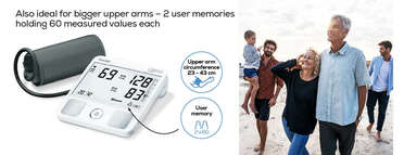 Beurer BM 93 blood pressure monitor with ECG function Product picture