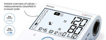 BM 96 Cardio blood pressure monitor with ECG function Product picture