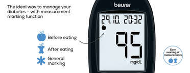 Beurer GL 44 mg/dL blood glucose monitor Product picture