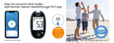 Beurer GL 44 mmol/L blood glucose monitor Product picture