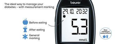 Beurer GL 44 mmol/L blood glucose monitor Product picture