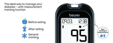 Beurer GL 48 mg/dL Blood glucose monitor Product picture