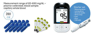 Beurer GL 48 mg/dL Blood glucose monitor Product picture