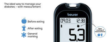 Beurer GL 48 mmol/L Blood glucose monitor Product picture