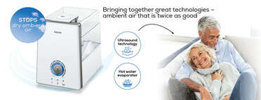 Beurer LB 88 air humidifier in white Product picture