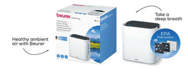 Beurer LR 330 2-in-1 comfort air purifier: air cleaning and air humidification rolled into one Product picture