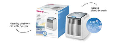 Beurer LW 230 air washer in white Product picture