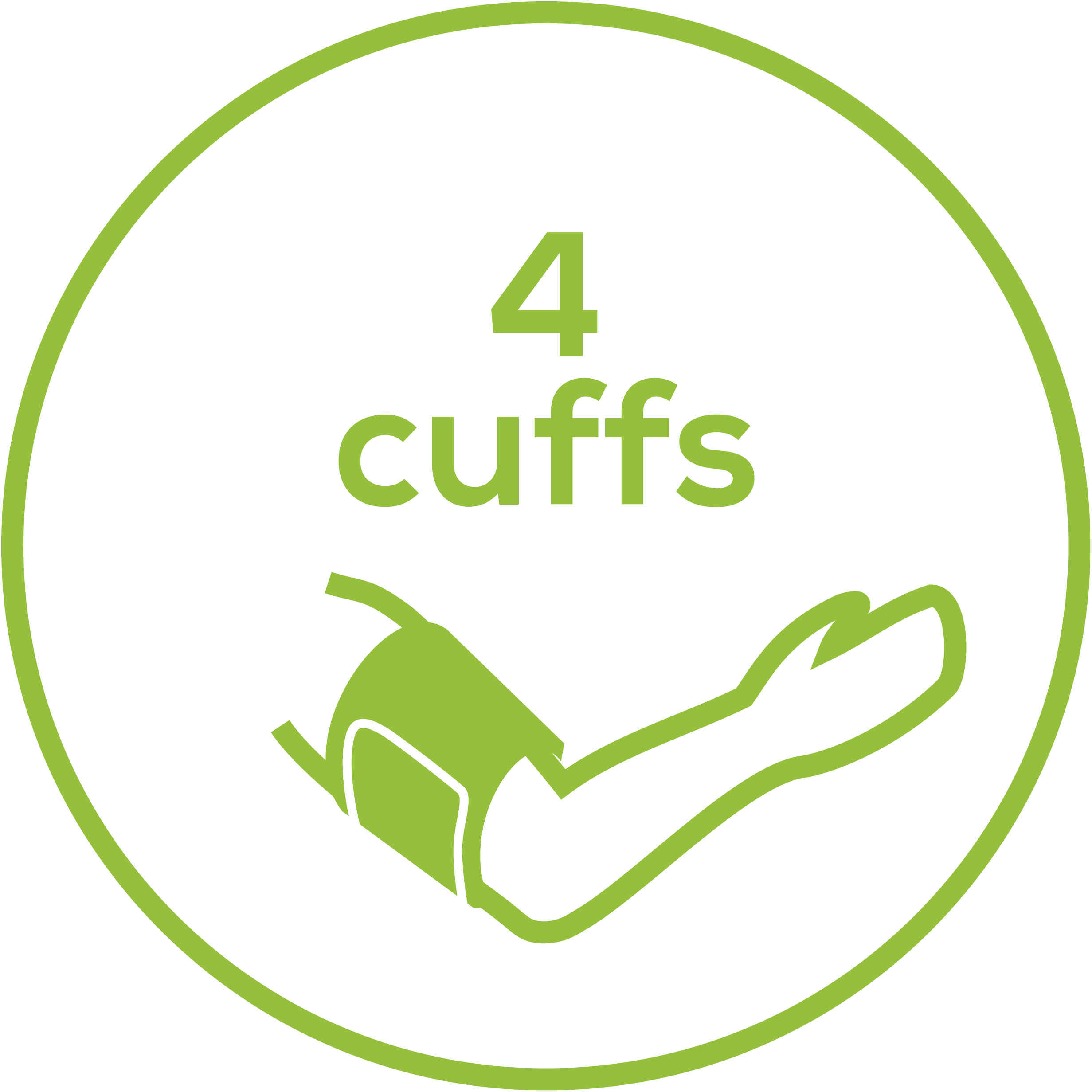 Cuffs 4 Cuffs for arms and legs
