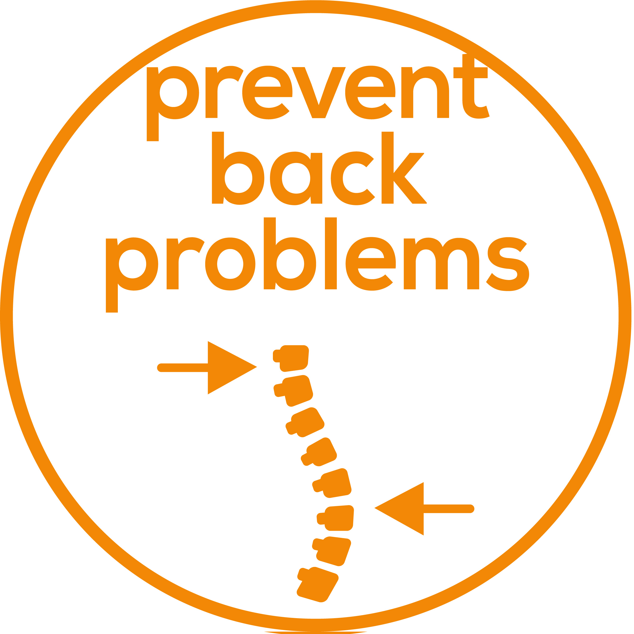 Prevent back problems The PC 100 helps to prevent back problems