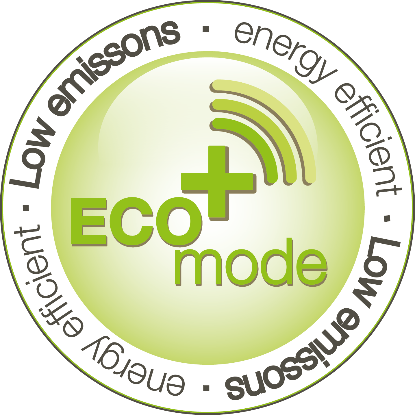 ECO+ mode  ECO+ mode for low-emission and energy-efficient transmission
