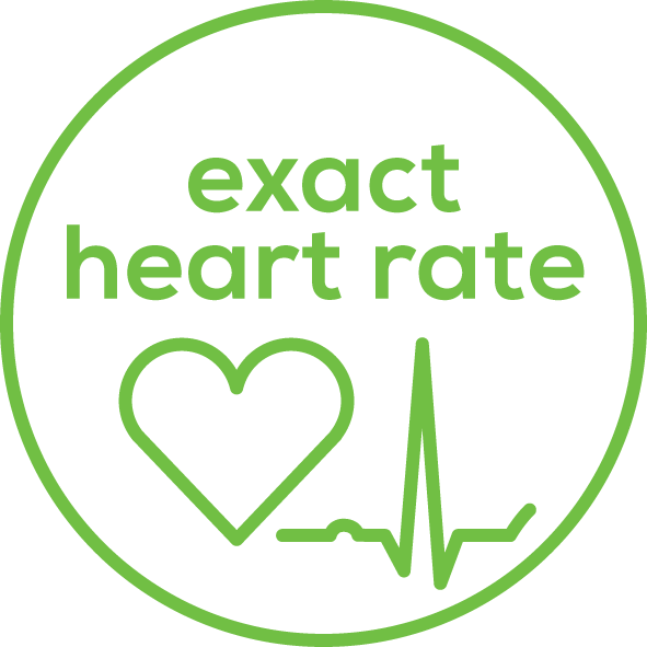 Heart rate measurement Enables an accurate ECG heart rate measurement